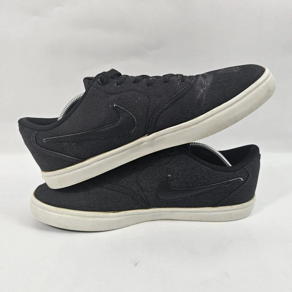 Mens Nike Check Solar SB Running Shoes Black Canvas 843896-007 - Size 11.5‎